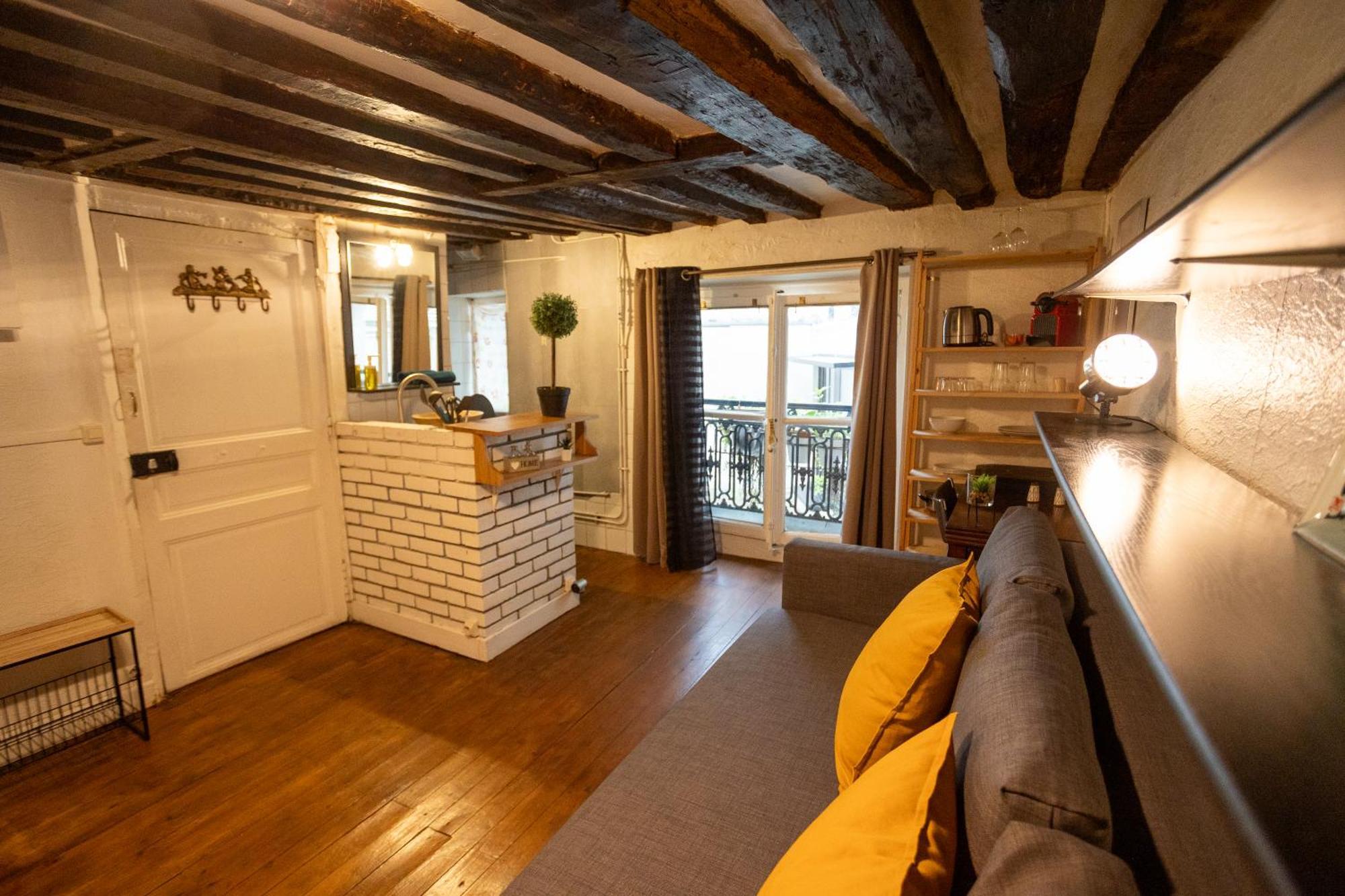 Studio Cosy Romantique En Plein Coeur De Paris Apartman Kültér fotó